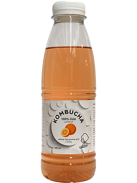 Kombucha - Zelený čaj-pomeranč